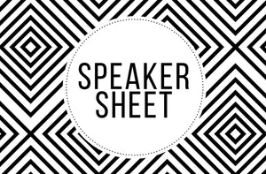 Rashawn Fulcher Speaker Sheet